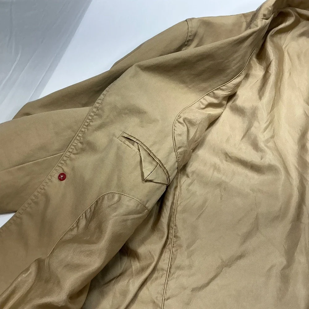 Cremieux Men's Beige Cotton Blazer Jacket with Elbow Patches‎ - Versatile Style